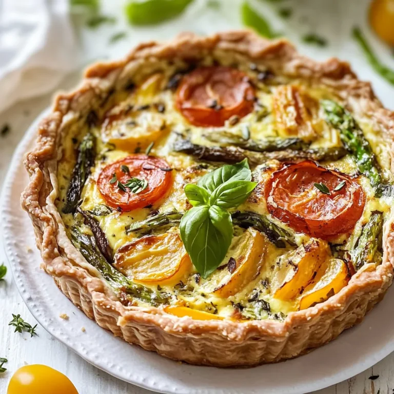 Spring Vegetable Quiche: A Delightful Springtime Recipe