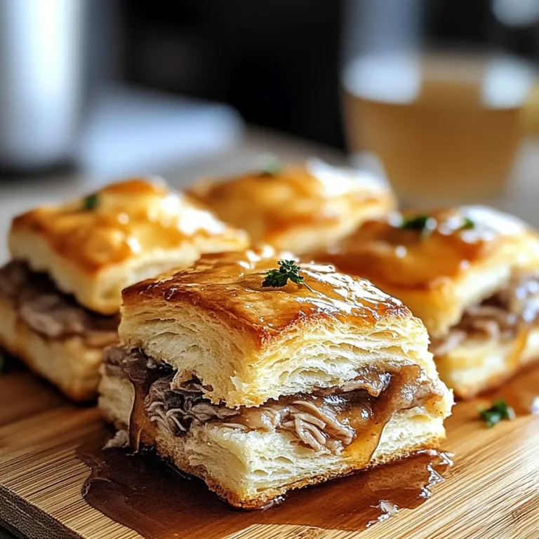Baked French Dip Biscuits for a Flavorful Snack