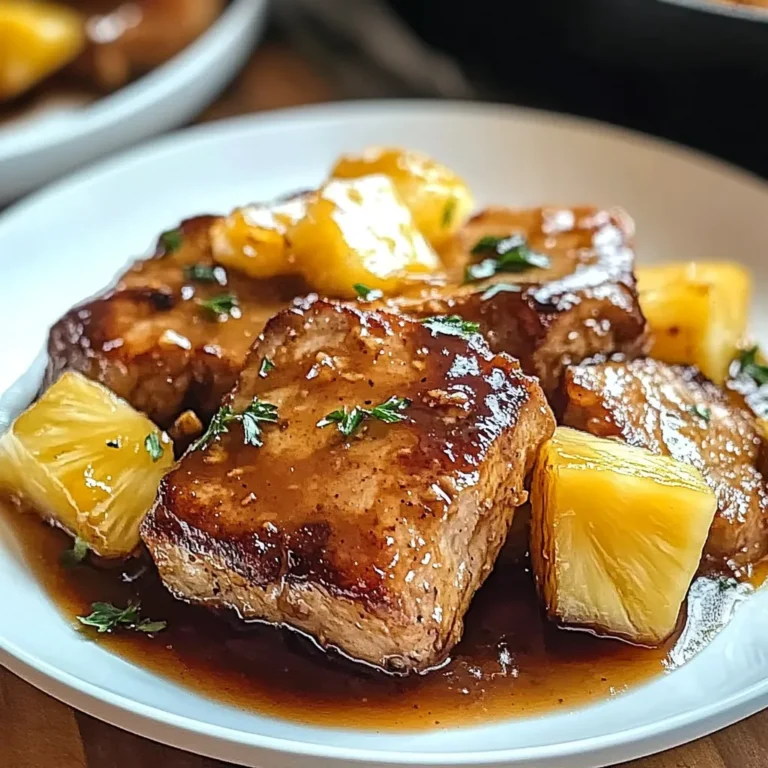 Pineapple Beef Chops: Sweet & Savory Grilling Delight