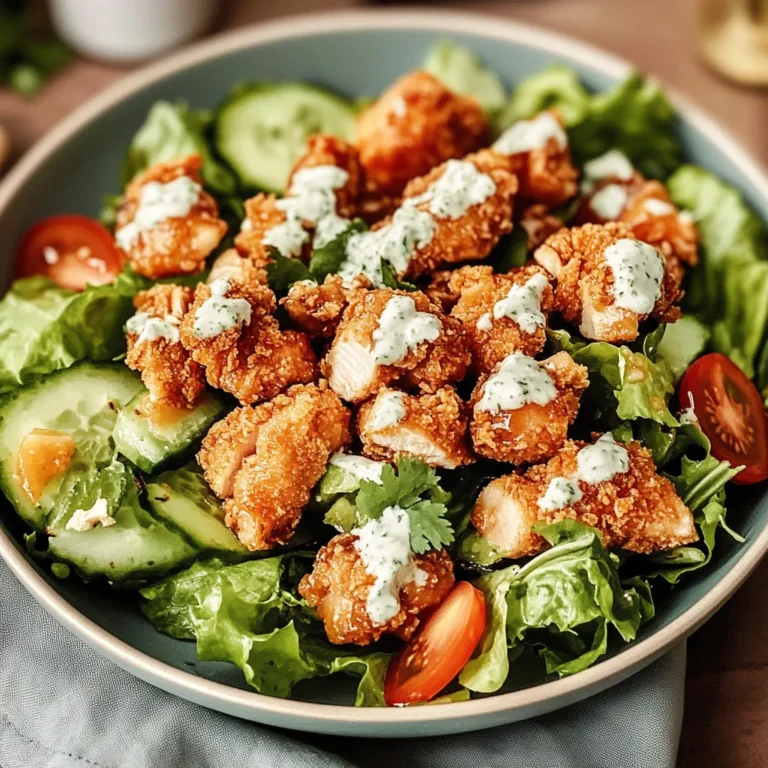 Crunchy Hot Honey Chicken Salad – Spicy & Delicious Bite