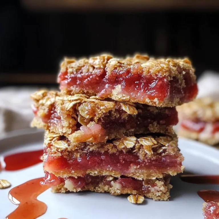 Amish Oatmeal Rhubarb Bars: A Delightful Dessert Recipe