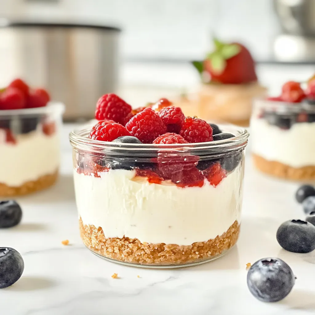 Tips for No-Bake Cheesecake Greek Yogurt Cups