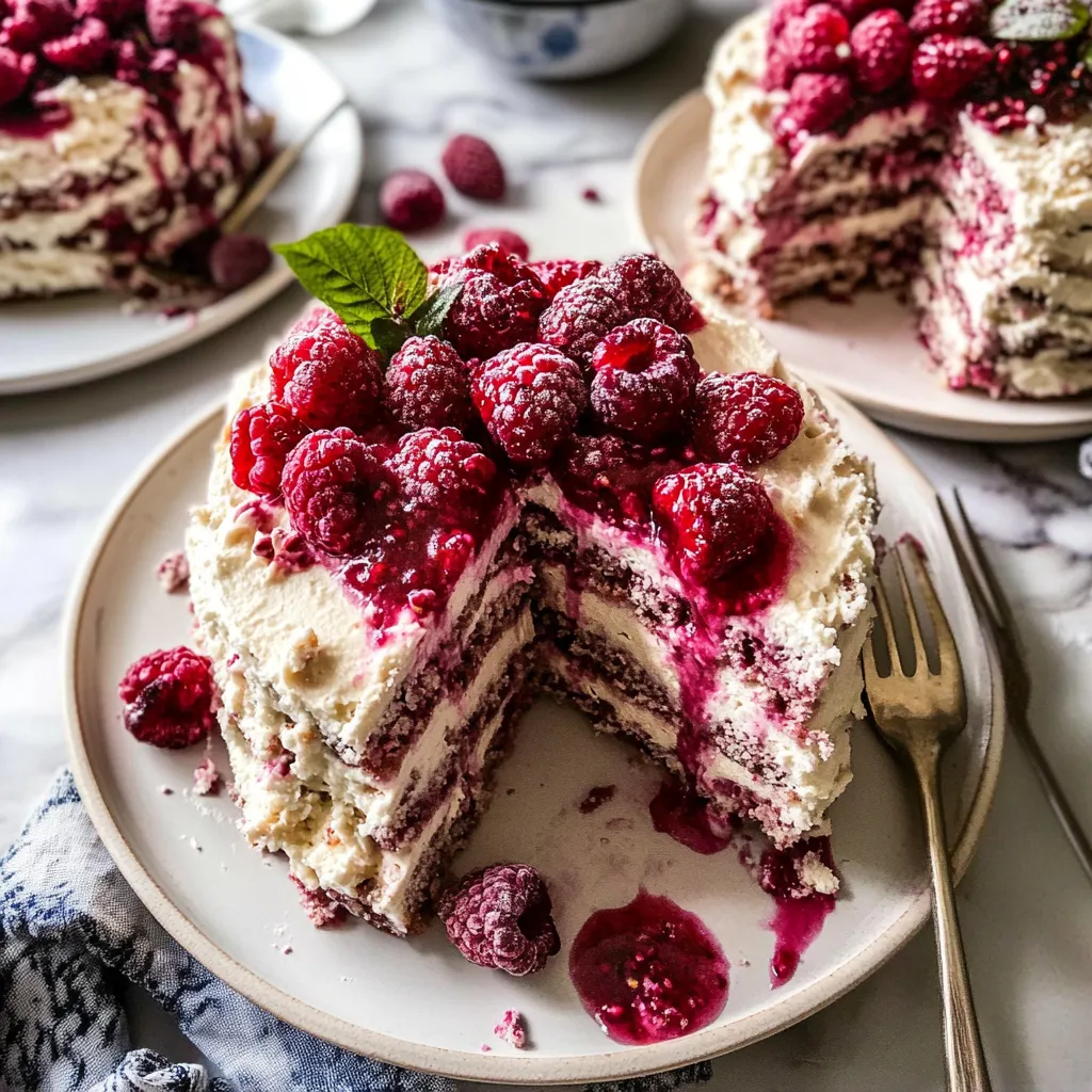 Tips for Smashed Raspberry White Chocolate Layer Cake.