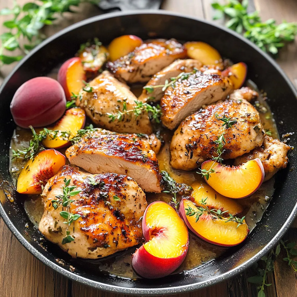 Tips for Chicken with Peaches