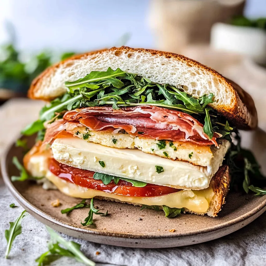 Tips for Picnic Style Brie and Prosciutto Sandwich.