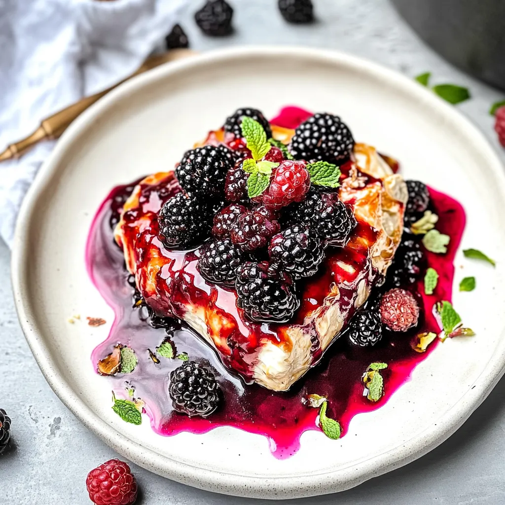 Tips for Blackberry Baked Brie