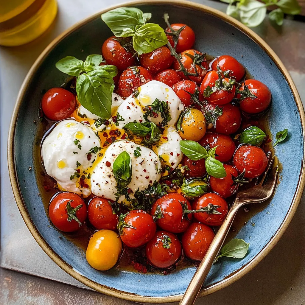 Tips for Marinated Cherry Tomatoes with Burrata.