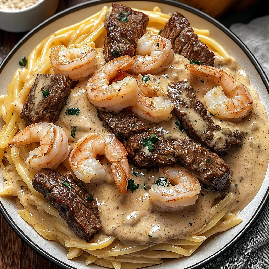 Tips for Cajun Shrimp and Steak Alfredo Pasta
