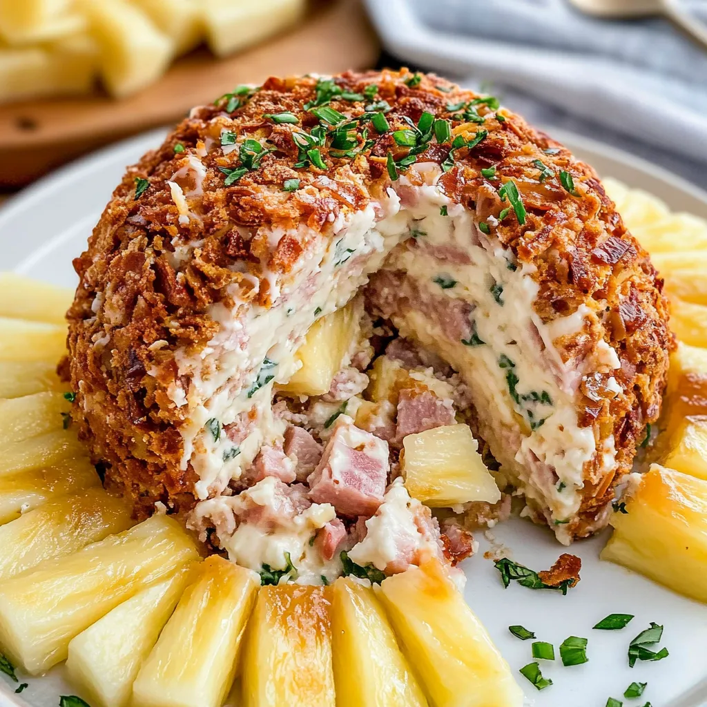 Tips for Ham & Pineapple Cheese Ball Recipe