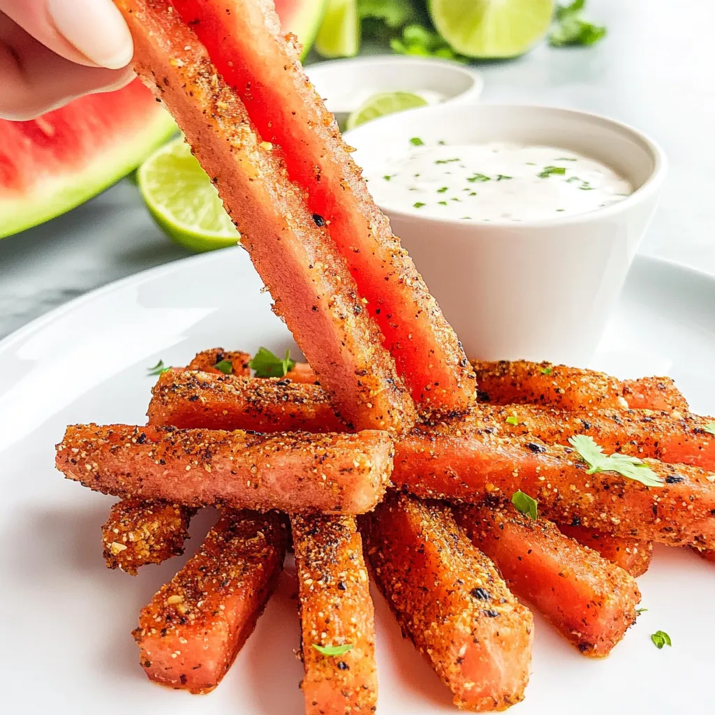 Tips for Spicy Watermelon Fries