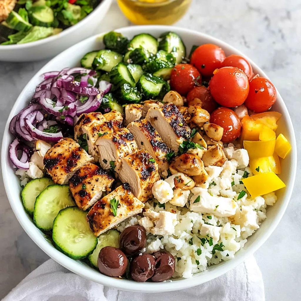 Tips for Greek Chicken Bowls