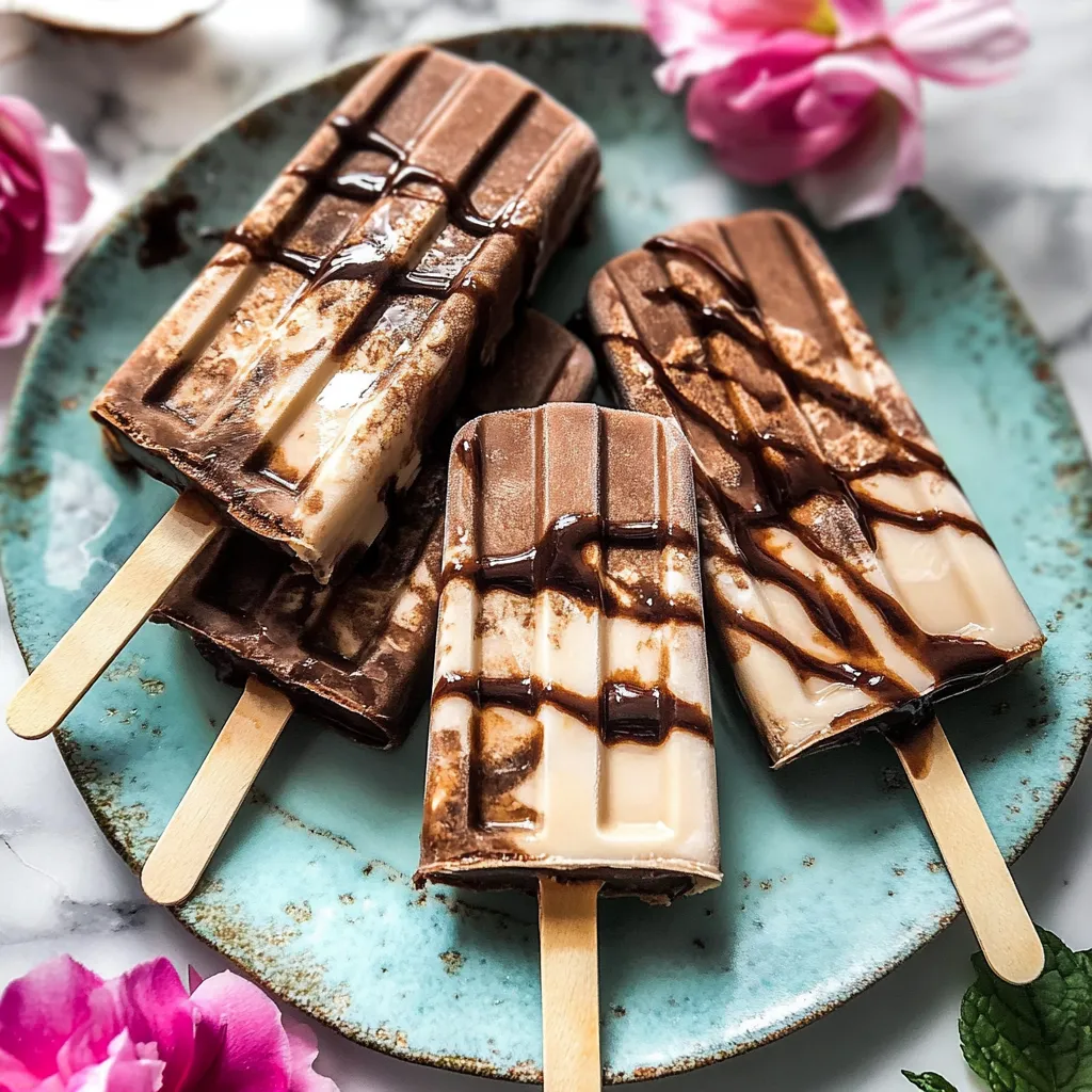 Tips for Chocolate Coconut Latte Fudge Popsicles