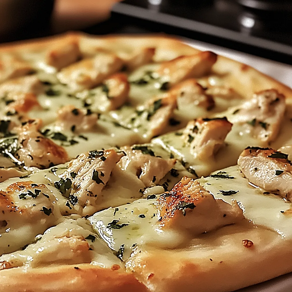 Tips for Roasted Garlic Chicken White Pizza