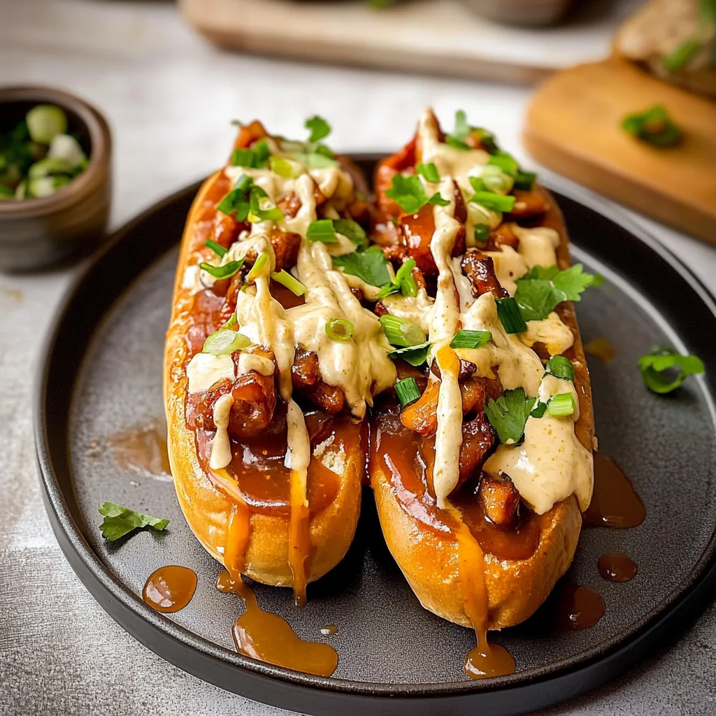 Buffalo Chicken Stuffed Garlic Bread