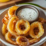 Crispy Air Fryer Banana Peppers Plated and Ready to Eat