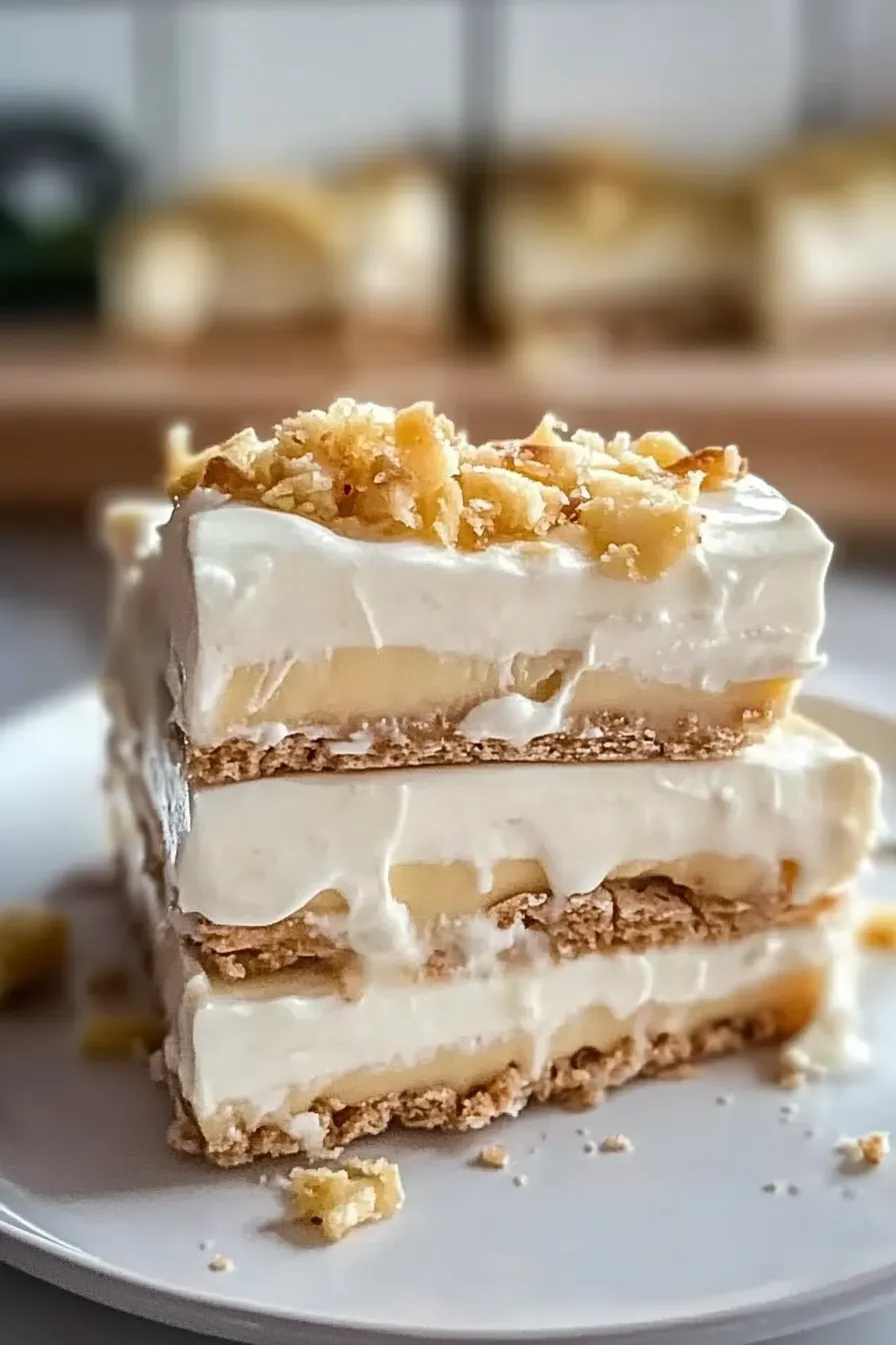 Banana Pudding Cheesecake Bars