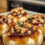 BBQ Pulled Pork Cheesy Bacon Rolls on a Plate