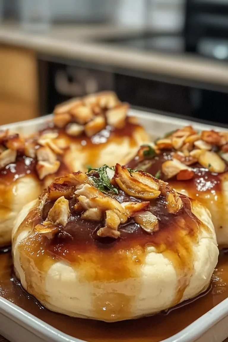 BBQ Pulled Pork Cheesy Bacon Rolls on a Plate