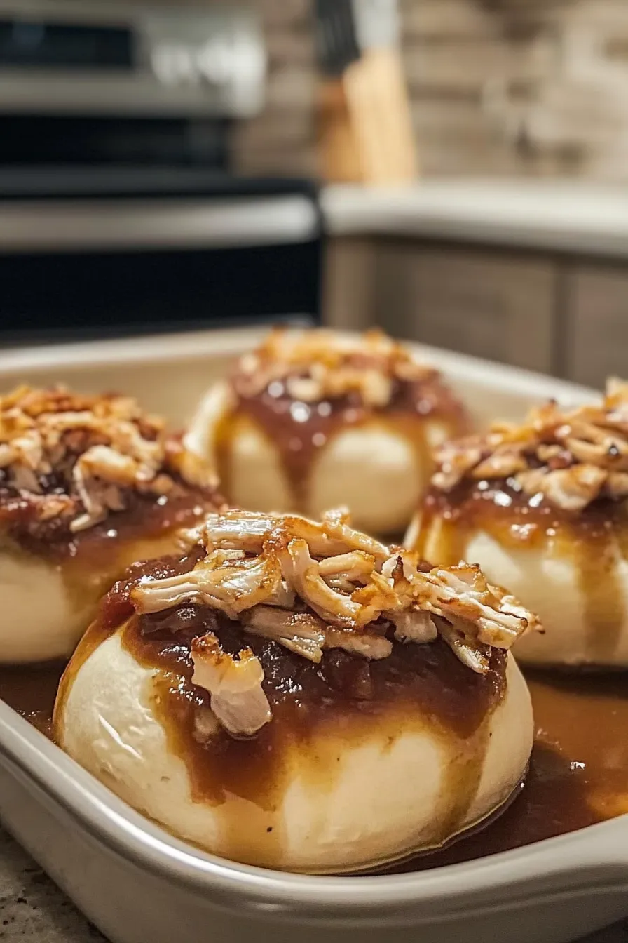 BBQ Pulled Pork Cheesy Bacon Rolls – Simple & Tasty