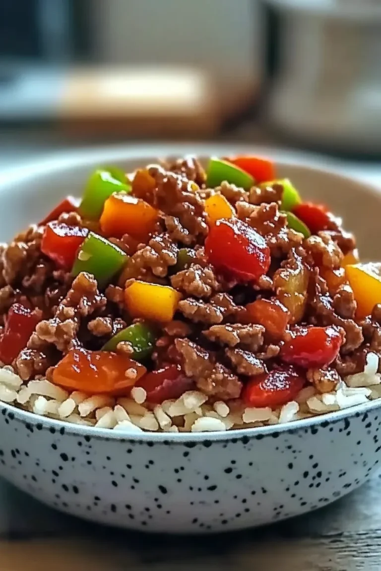Delicious Beef Pepper Rice Bowl