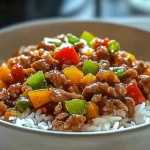 Beef Pepper Rice Bowl - A Delicious Meal