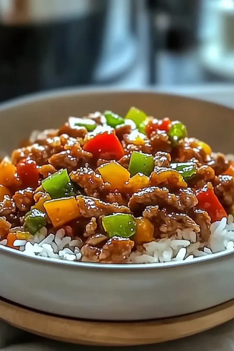 Beef Pepper Rice Bowl - A Delicious Meal