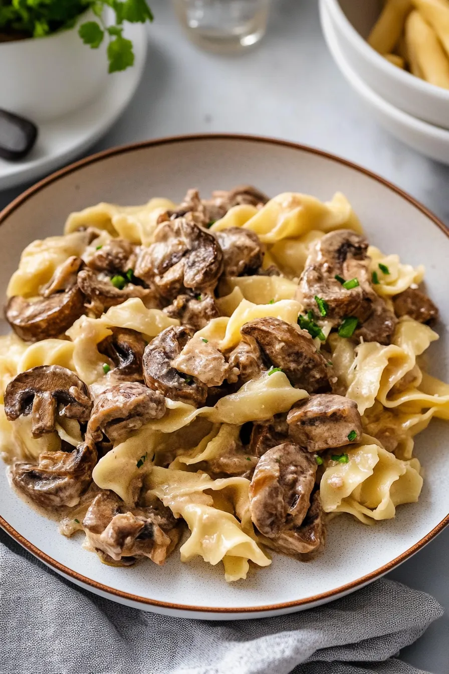Beef Stroganoff