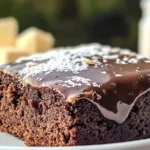 Moist Zucchini Brownies Freshly Baked