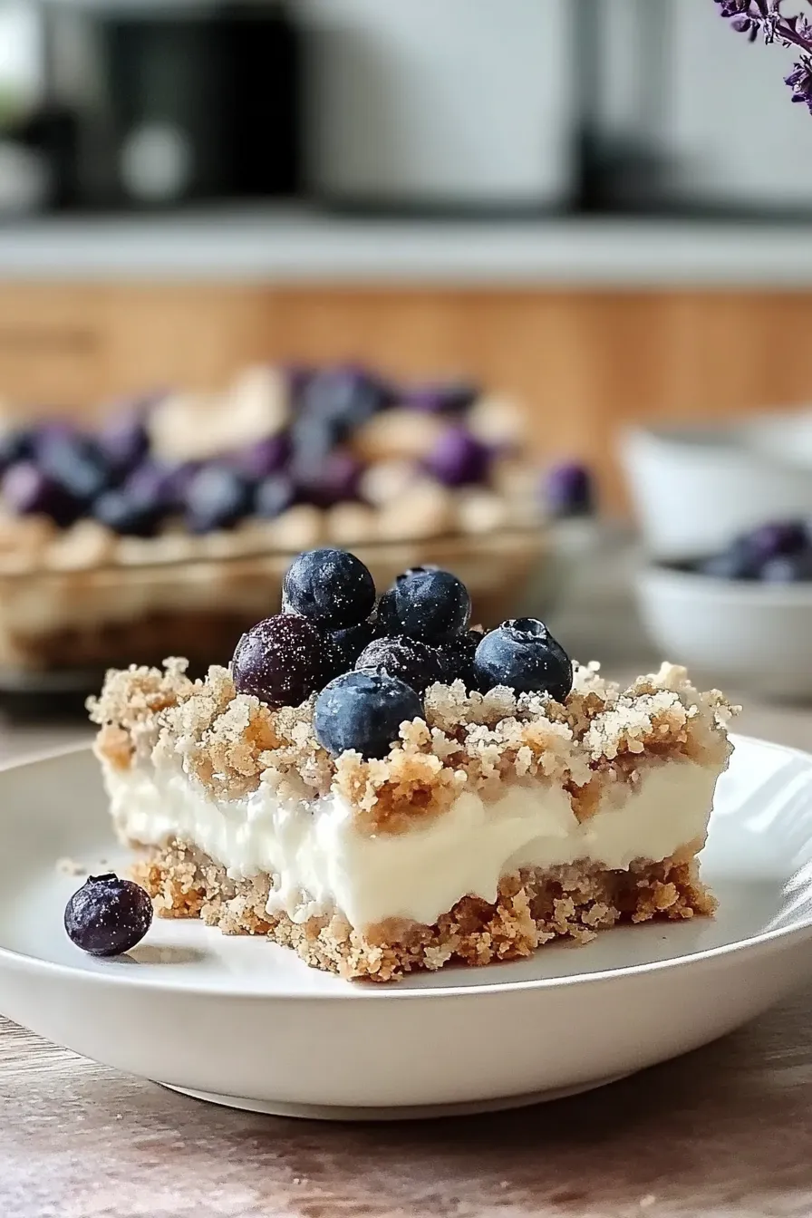 Blueberry Crisp Cheesecake Bars: The Ultimate Dessert Delight