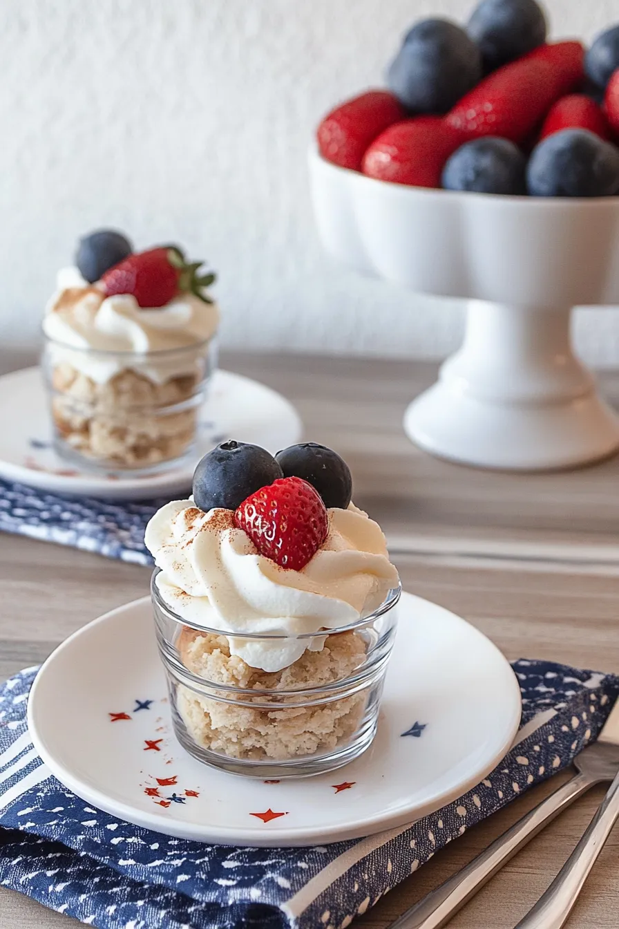 Blueberry Strawberry Parfait USA
