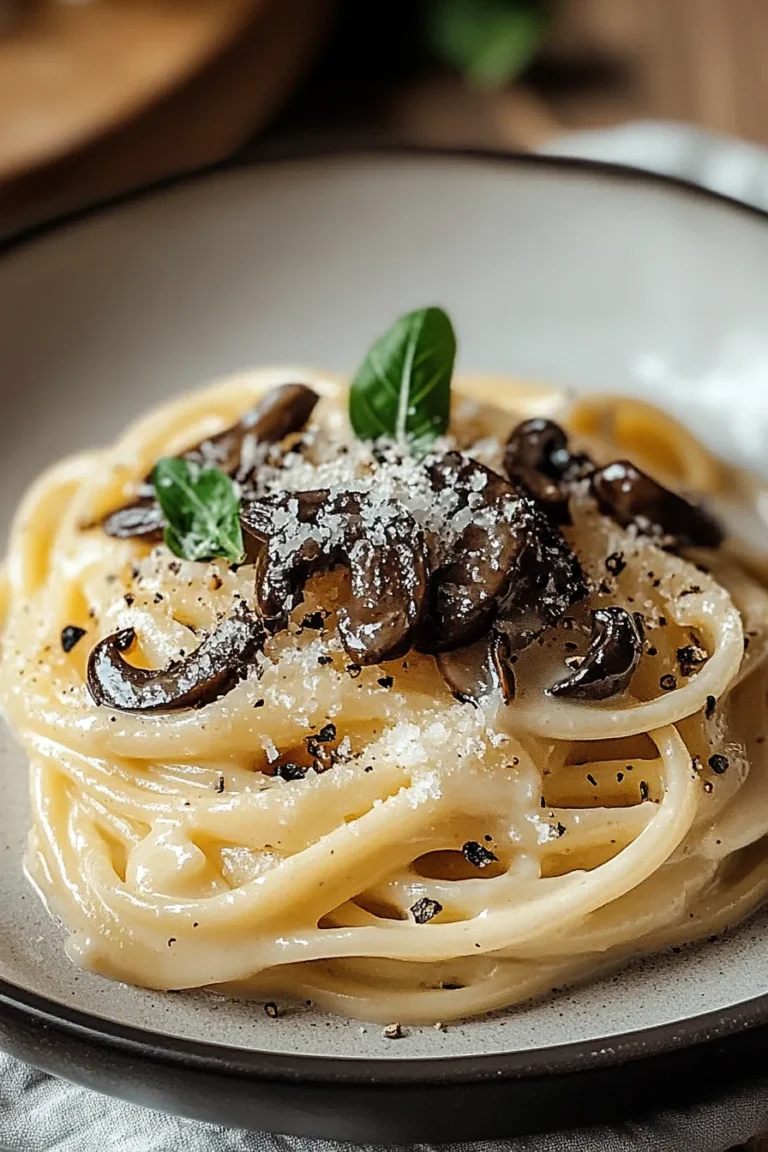 Delicious Caramelized Leek and Mushroom Gruyere Pasta