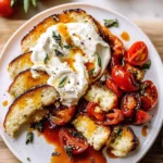 Charred Baby Bell Peppers with Burrata - Flavorful Appetizer