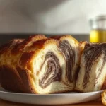 Chocolate Babka Freshly Baked