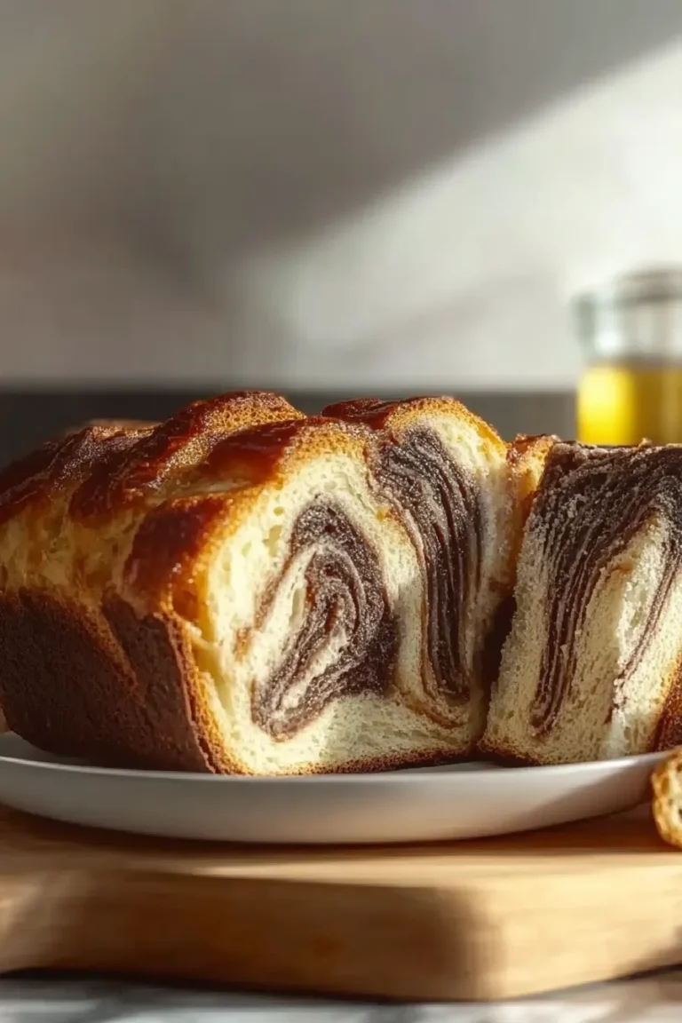 Chocolate Babka Freshly Baked