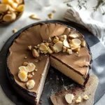 Chocolate Peanut Butter Ice Cream Cake Slice