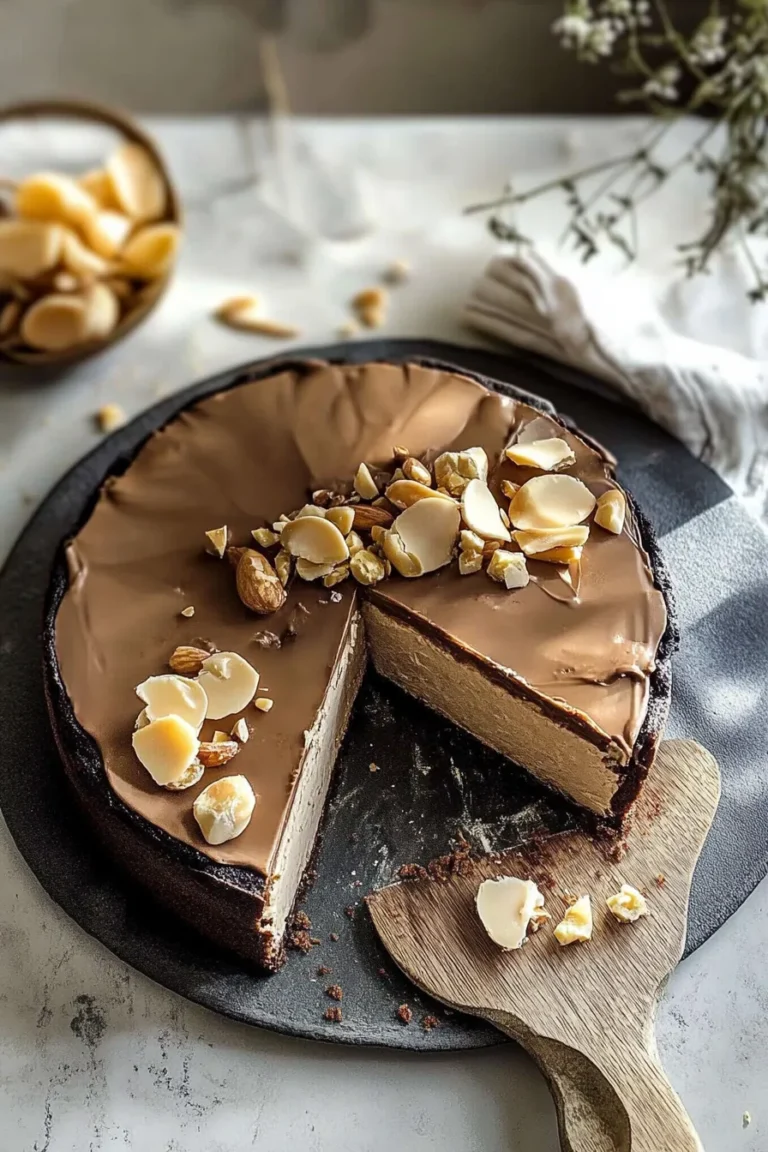 Chocolate Peanut Butter Ice Cream Cake Slice