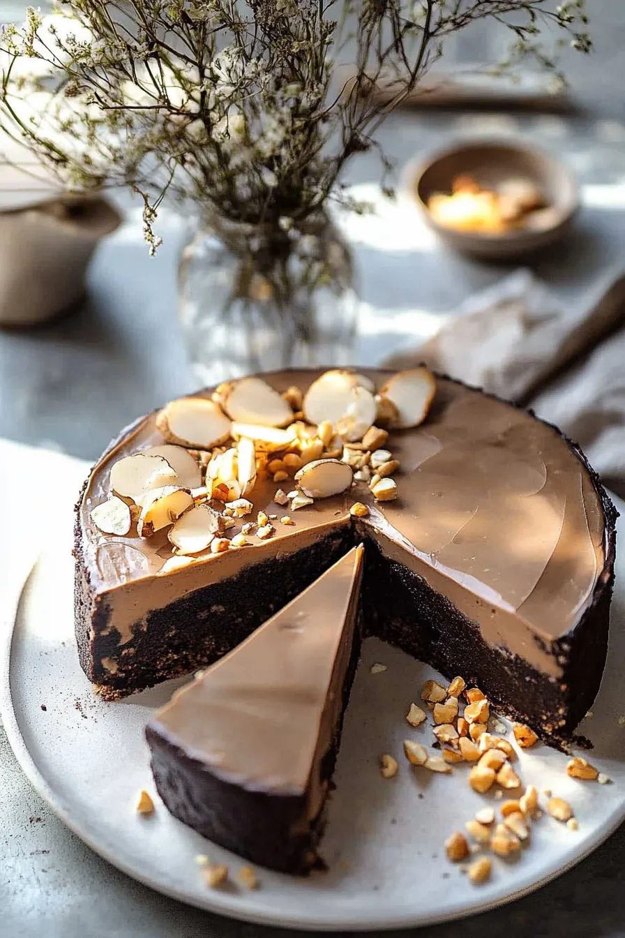 Chocolate Peanut Butter Ice Cream Cake