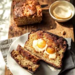 Cinnamon Crunch Peach Muffin Bread Fresh from the Oven