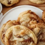 Cinnamon Roll Sugar Cookies Fresh Out of the Oven