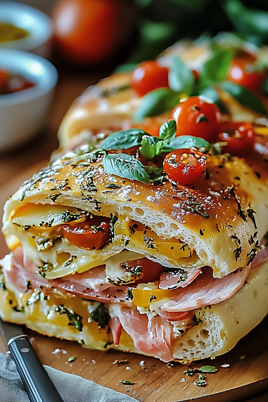 Classic Italian Muffuletta Sandwich Recipe