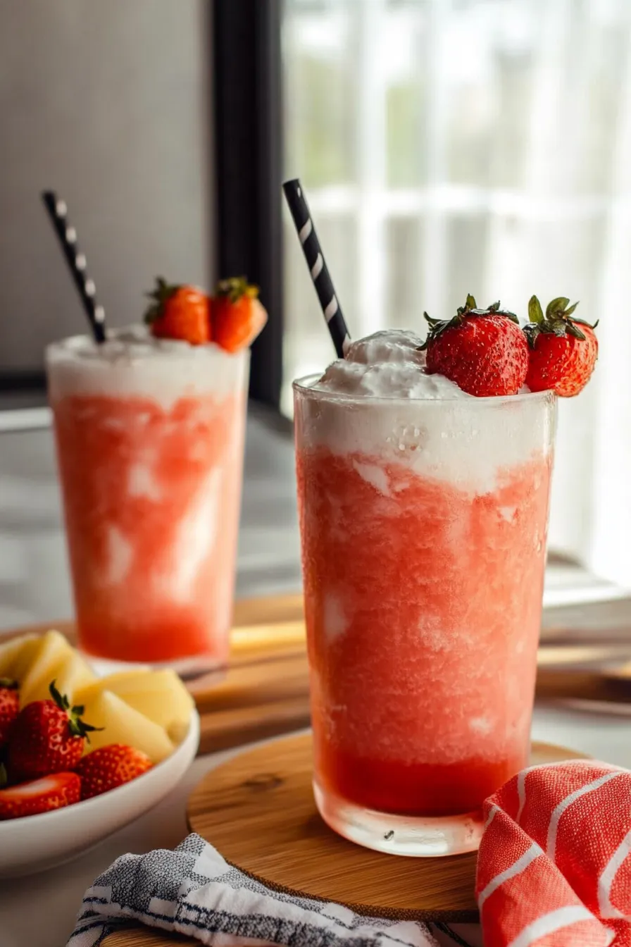 Coffee Creamer + Soda? Try This Dirty Strawberry Soda Recipe!
