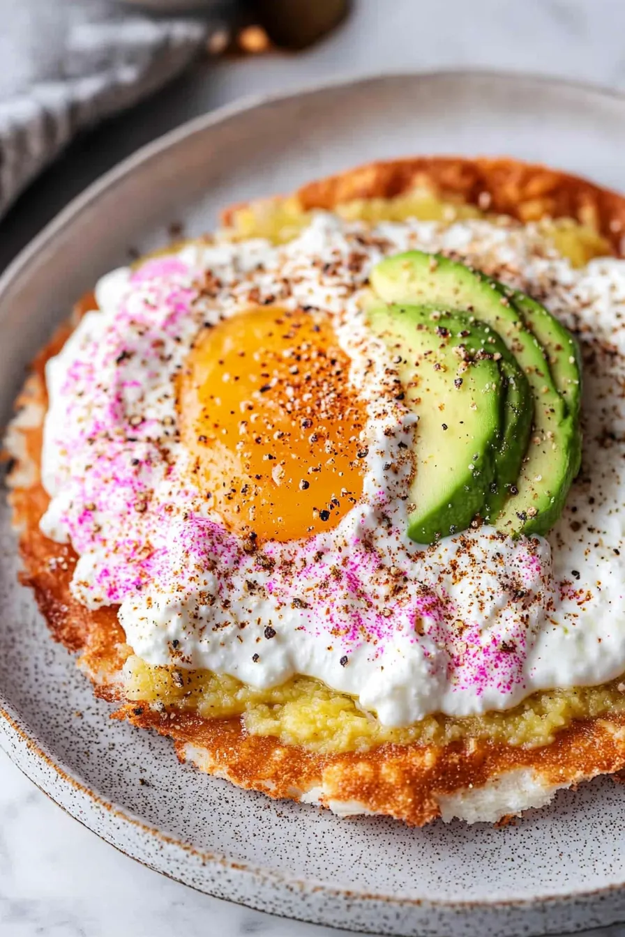 Crispy Feta Fried Eggs