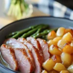 Crockpot Ham, Green Beans and Potatoes Recipe - Delicious Plate