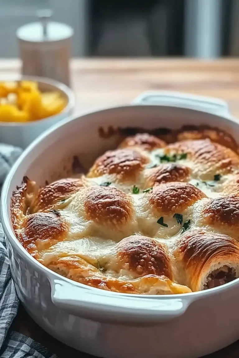 Croissant Breakfast Casserole: Deliciously Flaky Brunch Dish