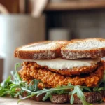Crunchy Chicken Romesco Sandwich Ready to Devour