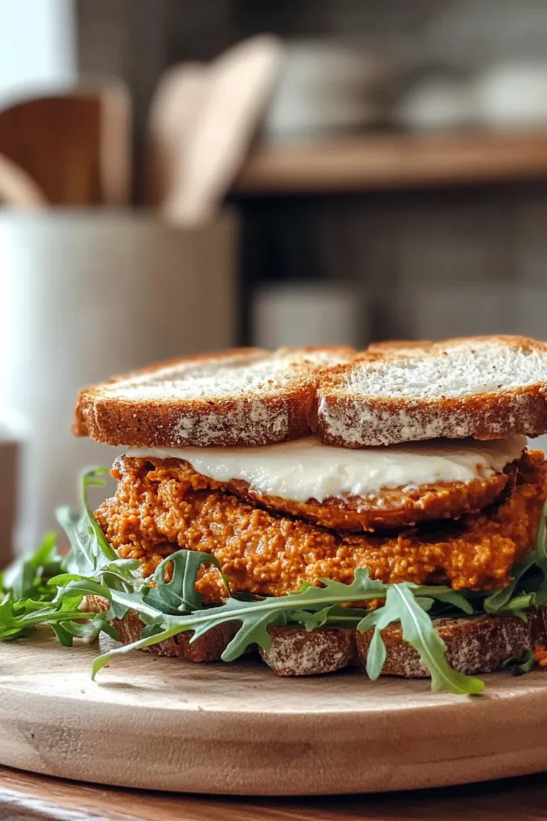 Crunchy Chicken Romesco Sandwich Ready to Devour