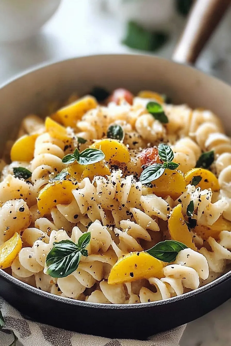 Delicious Summer Squash Pasta Skillet Recipe to Savor