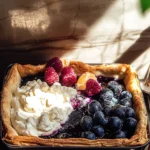 Delicious Easy Blueberry Cherry Galette