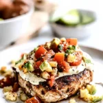 Fiesta Lime Chicken with Avocado on a Plate