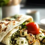 Flavor-Packed Bruschetta Chicken Pesto Wraps Loaded with Flavor